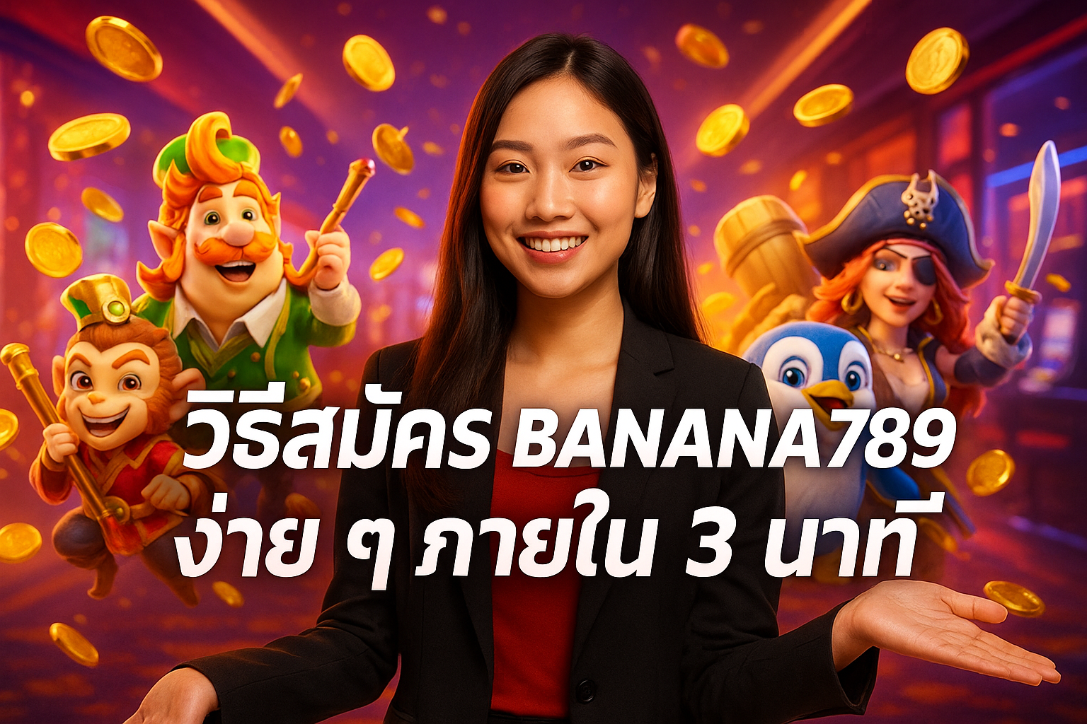 วิธีสมัคร BANANA789 ง่าย ๆ ภายใน 3 นาที