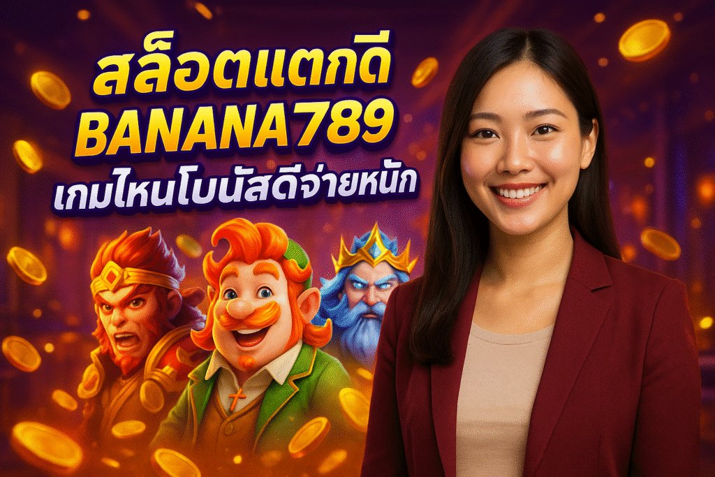 สล็อตแตกดี BANANA789 เกมไหนโบนัสดีจ่ายหนัก